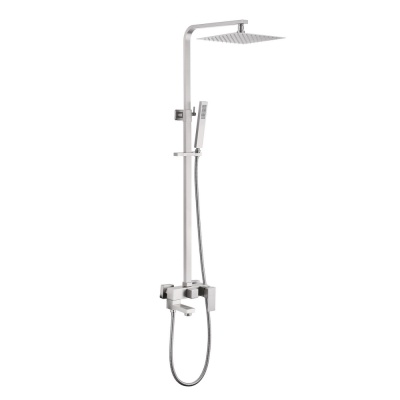 Душевая стойка ABBER Daheim AF8216SPL с изливом, сатин