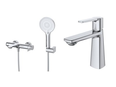 Комплект смесителей для ванной комнаты CEZARES LUX-VD/LS-01