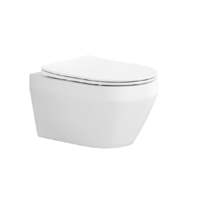 Унитаз подвесной безободковый Aquatek ЛЕЯ AQ1199-00 490*360*320 с сиденьем Soft Close