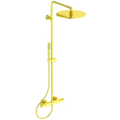 Душевая система Ideal Standard CERATHERM T125 с термостатическим смесителем, шлифованное золото (A7589A2) [Копия от 16.08.2025 11:07:19]