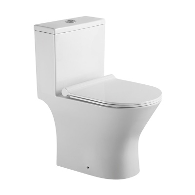 CS3197OK Унитаз Calypso моноблок 615х360х730мм смыв rimless, белый