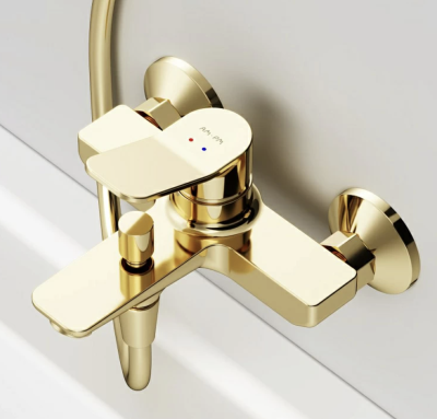 Смеситель для ванны и душа AM.PM X-Joy F85A10099 золото
