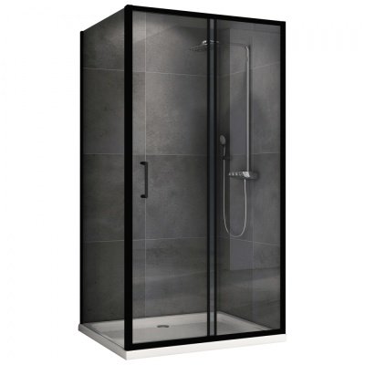 Душевой уголок ABBER Schwarzer Diamant AG30120B5-S100B5 120*1000