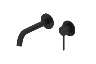 Смеситель для раковины скрытого монтажа Oliveeka OL-88869017-MB, черный матовый