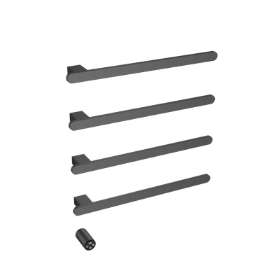 Полотенцесушитель электрический Vincea VTD-2H2GM, вороненая сталь, таймер