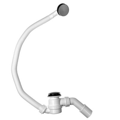 CS0837BNA Сифон для ванны Calypso автомат с верхней очисткой, брашированный никель, металл, 65 см.