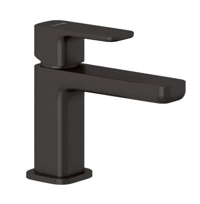 Смеситель для раковины Kludi Renon 42266N275, с донным клапаном, цвет оружейная сталь