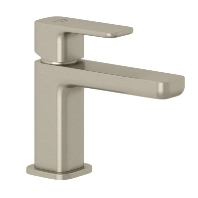 Смеситель для раковины Kludi Renon 42267N575, с донным клапаном, Eco, цвет брашированный никель