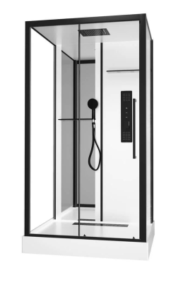  Душевая кабина Black & White G8028