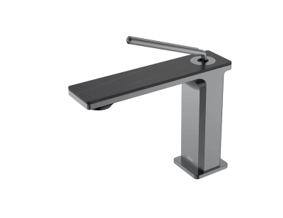 Смеситель для раковины Black&White GF-7105-GM