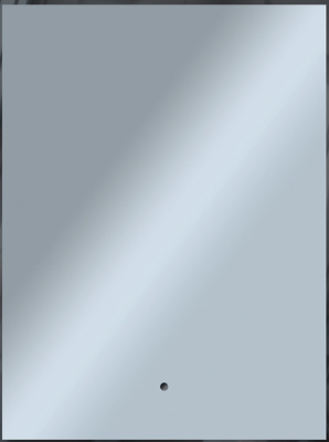 Зеркало Shape Strict (700х900х30) прямоугольник черный К01 LED датчик