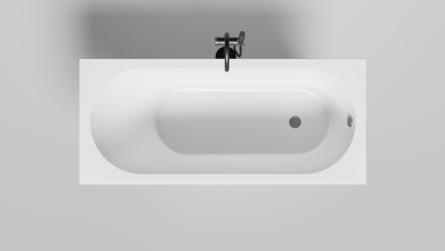 Встраиваемая ванна S-Sense ORNELLA 160x70 Глянцевая 102316G