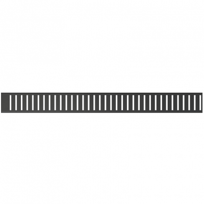 Решетка для водоотводящего желоба, черная матовая PURE-550BLACK