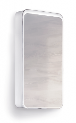 Зеркало-шкаф Capri 46 Белый с подсветкой Cap.03.46/W