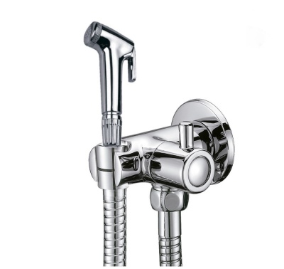 SAHARA Гигиенический душ-клапан, с интегрированным держателем, хром