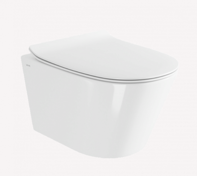 Подвесной унитаз VitrA M50 8302B003-6404 безободковый VortexFlush с сиденьем микролифт дюропласт белый санитарный фарфор