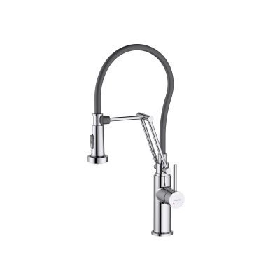 Смеситель для кухни (2 режима струи) (профессиональный) AQUATEK AQ1388CR ЕВРОПА
