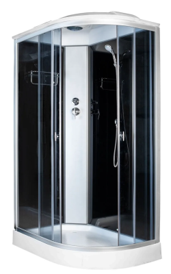 Душевая кабина AquaCubic 3126D L grey black