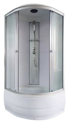Душевая кабина Aquapulse 4002E fabric white marble