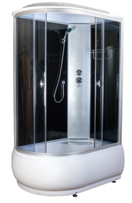 Душевая кабина Aquapulse 4006D R grey black