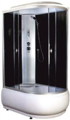 Душевая кабина Aquapulse 4006C L grey black