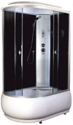 Душевая кабина Aquapulse 4006C R grey black