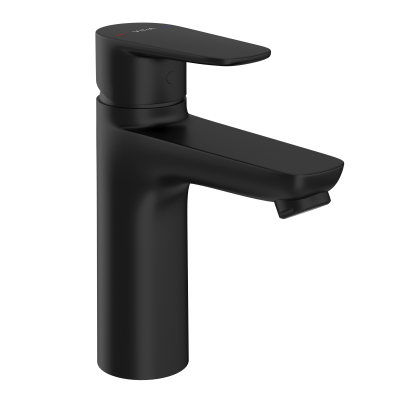 Смеситель для раковины VitrA Flow Soft (Флоу Софт) A4300936EXP, однорычажный, матовый черный, латунь