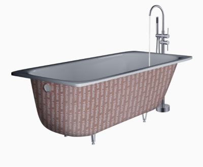 Tonlos BATH Комплект шумоизоляции для ванн Tonlos BATH. Теплоизоляция для ванн