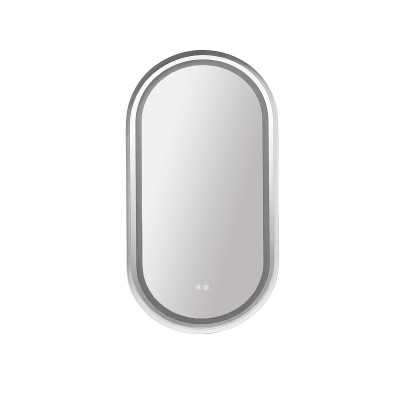 Зеркало с подсветкой в ванную Azario Блейк 1000х500х50 АZ-LED011325 цвет белый матовый