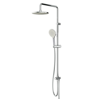 F0780100 Like душ.система, набор: верхн.душ d 220 мм, ручн.душ 3 ф-ции d 110 мм, переключатель, душ.