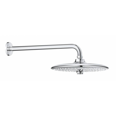 Верхний душ с душевым кронштейном 38 см Grohe Euphoria 260 SmartContro 26458000 хром 3 режима