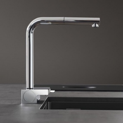 Кухонный смеситель hansgrohe Aquno Select M81, однорычажный, 250, с вытяжным душем, 2jet 73836000