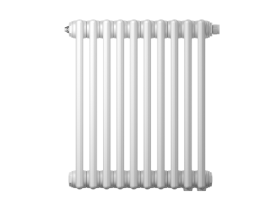 Радиатор трубчатый Zehnder Charleston Retrofit 2056, 12 сек.1/2 ниж.подк. RAL9016 (кроншт.в компл)