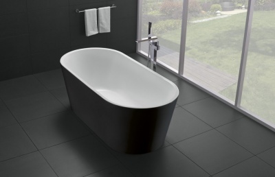 Ванна акриловая отдельностоящая BELBAGNO BB71 -NERO черная