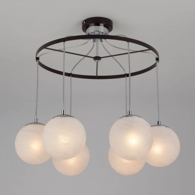 Подвесной светильник Eurosvet 70069/6 хром/черный