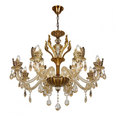 Подвесная люстра iLamp Asia 61078-8+4 BR