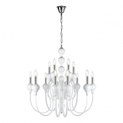 Подвесная люстра iLamp Lady 88003-8+4 WH