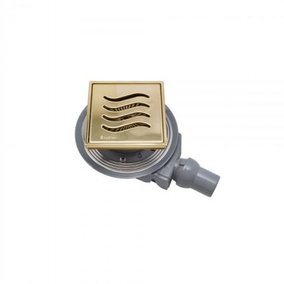 Душевой трап 322 Confluo Standard Tide 4 Mask Gold