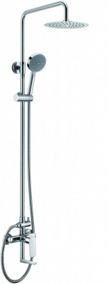 Душевая стойка со смесителем с верхним и ручным душем CEZARES LACONICO-C-CVD1-01-S
