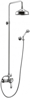 Душевая стойка со смесителем, верхним и ручным душем CEZARES LIRA-C-CD