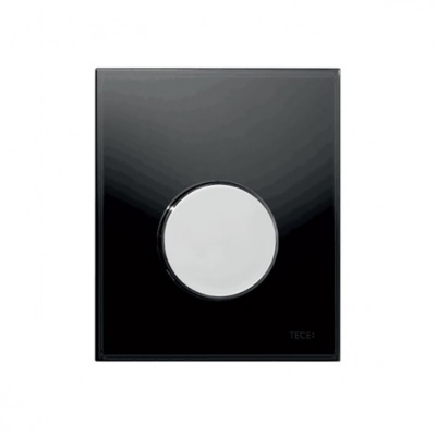 Панель TECEloop Urinal, стекло, черная, кл. хром мат.