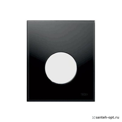 Панель TECEloop Urinal, стекло, черная, кл. белая