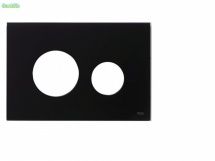 Панель TeceLoop стекло черное (кнопки бел, хром гл, хром мат, золот, черн)
