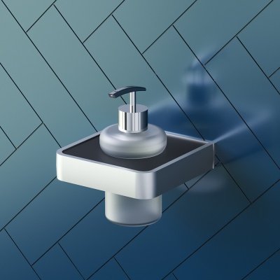 DA7736900 Jupiter Стеклянный диспенсер для жидкого мыла с настенным держателем