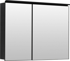 Зеркальный шкаф De Aqua Алюминиум 100 черный 261761