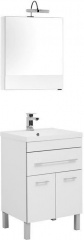 Комплект мебели для ванной Aquanet Верона 58 белый (напольный 1 ящик 2 дверцы)