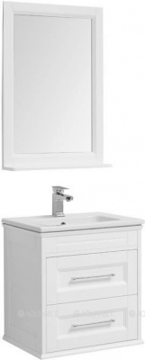 Мебель для ванной Aquanet Бостон М 60 белый (лит. мрамор)