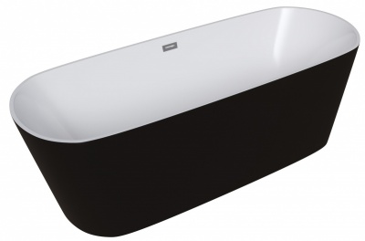 Отдельностоящая ванна Grossman GR-2601 Black (170x70х60)