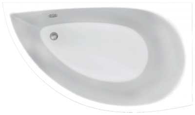Aqua 140x750/800 R Ассиметричная акриловая ванна C-bath (Польша)