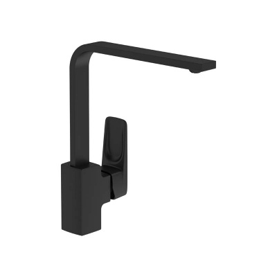 Vitra A4275336EXP Root Square Смеситель для кухни, матовый черный